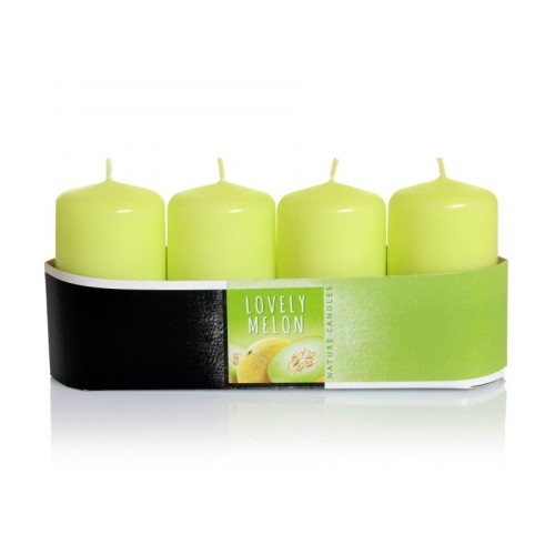ŚWIECA ZAPACHOWA LOVELY MELON ZESTAW 4 SZT