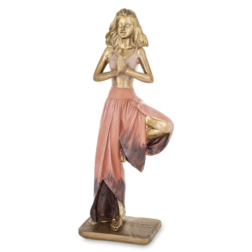 FIGURKA YOGA JOGA JOGINKA KOBIETA 24,5x9,5x6CM