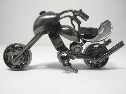MOTOCYKL METALOWY 15 CM