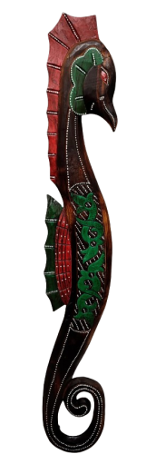 DREWNIANY KONIK MORSKI 90 CM