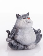 FIGURKA KOT JOGA YOGA MEDYTACJA 8x11x8