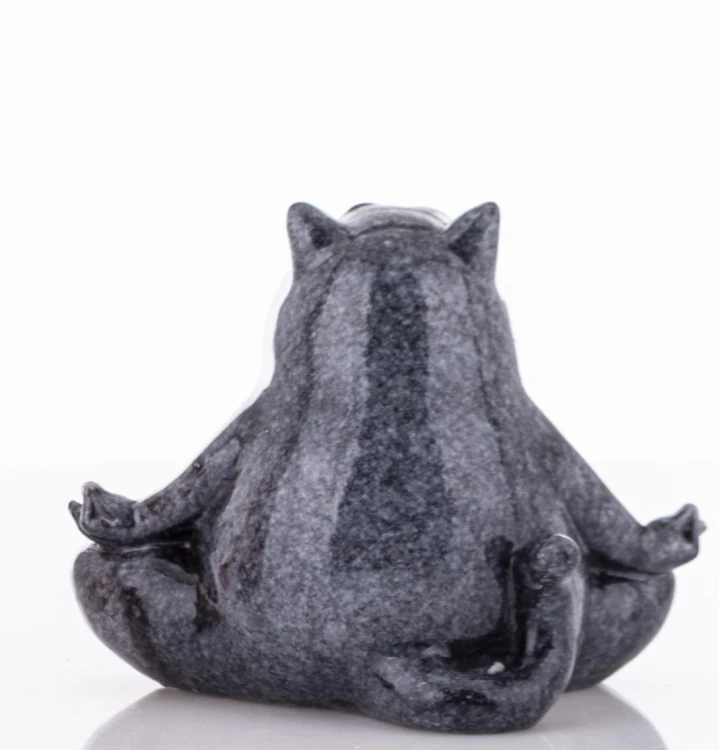 FIGURKA KOT JOGA YOGA MEDYTACJA 8x11x8