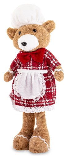 Figurka Miś Boże Narodzenie 49 cm  – dekoracja świąteczna