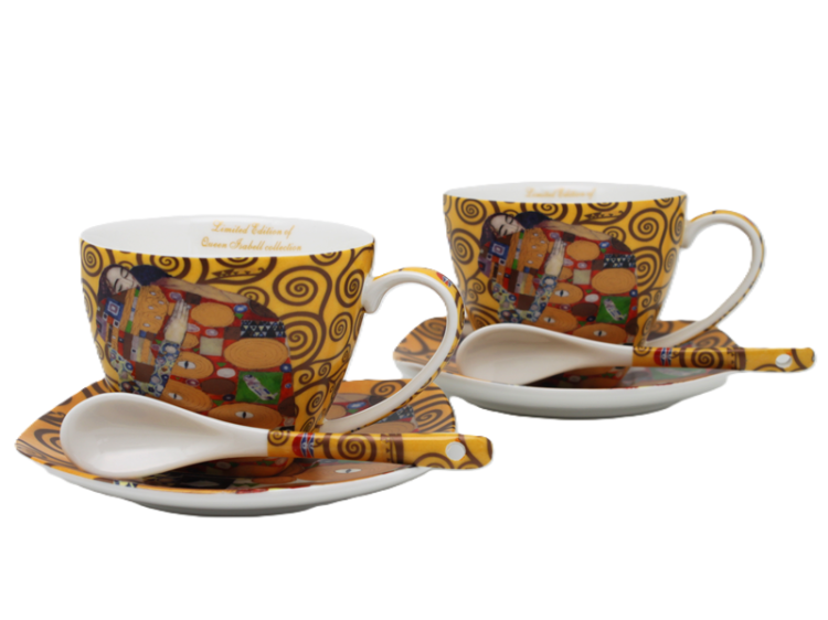 ZESTAW FILIŻANEK ZE SPODKIEM 250ML G. KLIMT SPEŁNIENIE