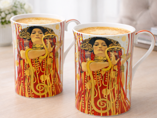 ZESTAW KUBKÓW 300ML G. KLIMT MEDYCYNA