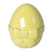 PUZDERKO CERAMICZNE JAJKO ŻÓŁTE 10X10,5X12 CM