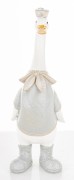 Figurka Gęś w Eleganckim Kubraczku – Wiosenna Ozdoba Domu