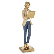 FIGURKA KOBIETA Z LAPTOPEM BUSINESS LADY PREZENT 24x6,5CM