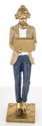 FIGURKA KOBIETA Z LAPTOPEM BUSINESS LADY PREZENT 24x6,5CM