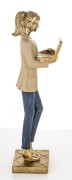 FIGURKA KOBIETA Z LAPTOPEM BUSINESS LADY PREZENT 24x6,5CM