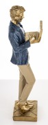 FIGURKA MĘŻCZYZNA Z LAPTOPEM BUSINESSMAN PREZENT 25x6CM