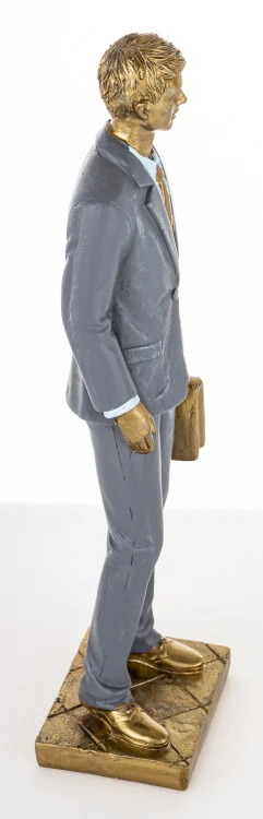 FIGURKA MĘŻCZYZNA BIZNESMEN ELEGANCKI PREZENT 25x7CM