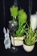 OSŁONKA/Doniczka ceramiczna ecru kwadratowa średnia 14cm - SERIA PRODUKTOWA