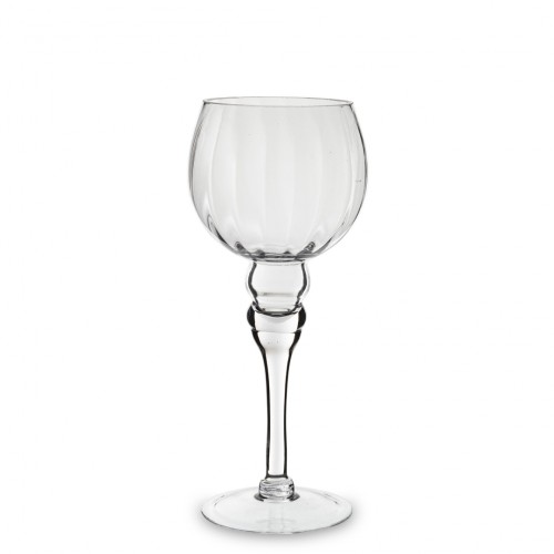 KIELICH ŚWIECZNIK TRANSPARENTNY 30CM