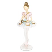Figurka Baletnica 23x10x9,5CM W PASTELOWYCH KOLORACH