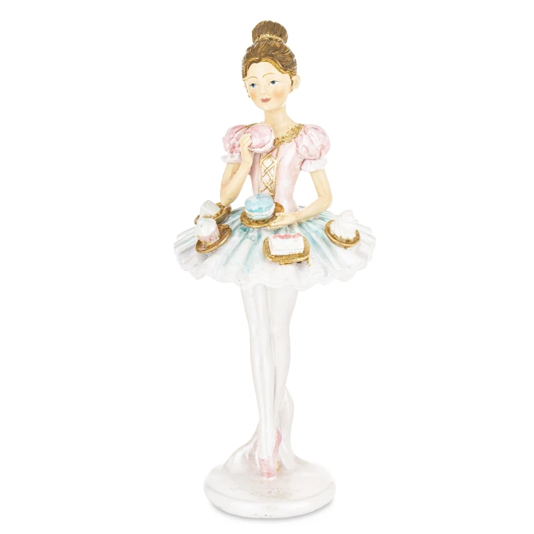 Figurka Baletnica 23x10x9,5CM W PASTELOWYCH KOLORACH