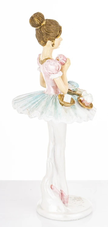 Figurka Baletnica 23x10x9,5CM W PASTELOWYCH KOLORACH
