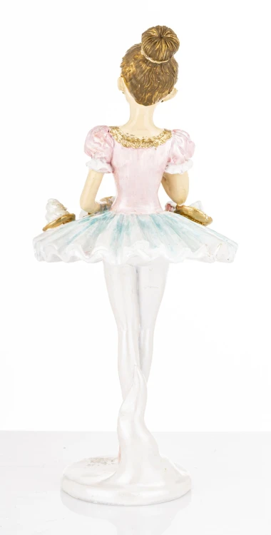 Figurka Baletnica 23x10x9,5CM W PASTELOWYCH KOLORACH