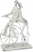 FIGURKA PARA ZAKOCHANI NA BICYKLU 35cm