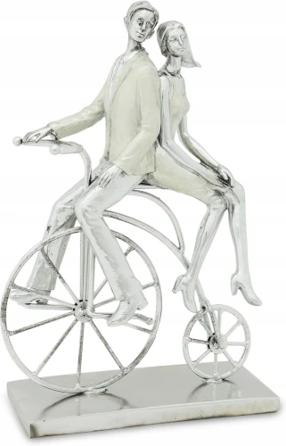 FIGURKA PARA ZAKOCHANI NA BICYKLU 35cm