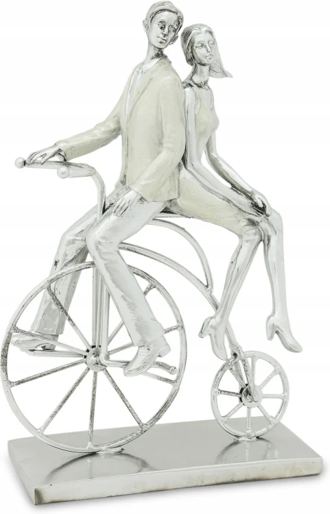 FIGURKA PARA ZAKOCHANI NA BICYKLU 35cm