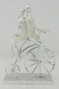 FIGURKA PARA ZAKOCHANI NA BICYKLU 35cm