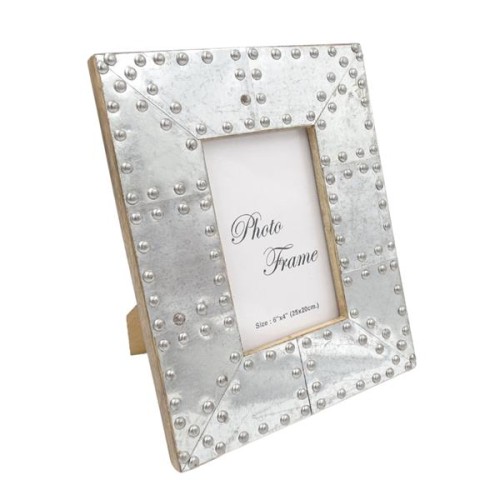 Drewniana ramka na zdjęcia SILVER, format zdjęcia 15 x 10 cm
