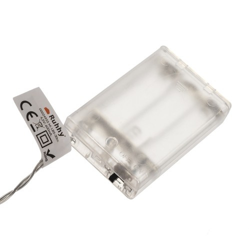 Girlanda świetlna LED renifery, ciepłe białe lampki 10 sztuk