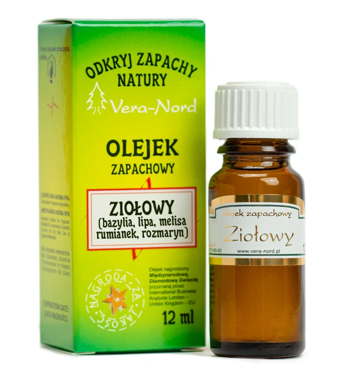 OLEJEK ZAPACHOWY ZIOŁOWY 12ML brak opakowania