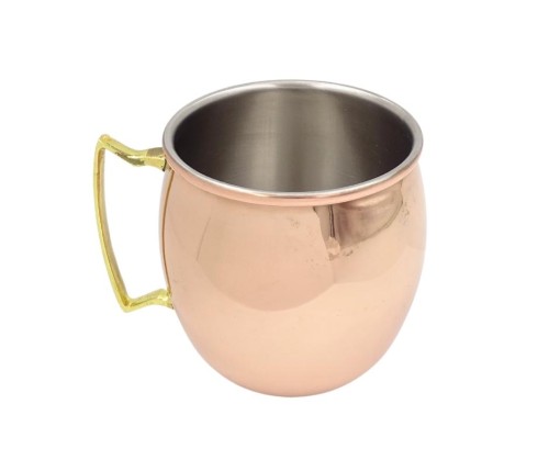KUBEK ZE STALI NIERDZEWNEJ POKRYTY MIEDZIĄ 500ML 9 x 11 x 8.5 cm