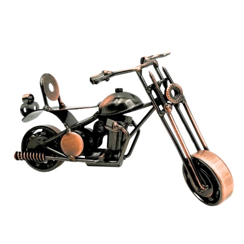 FIGURKA METALOWY MOTOCYKL