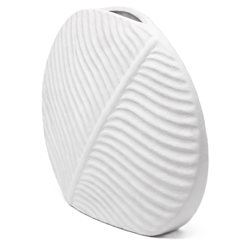 WAZON CERAMICZNY BIAŁY 22X20X6