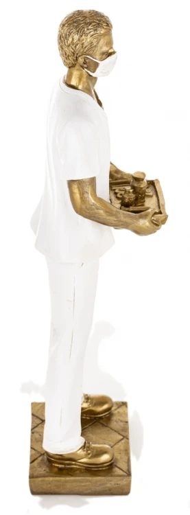 FIGURKA MĘŻCZYZNA PIELĘGNIARZ 25x6,5x5