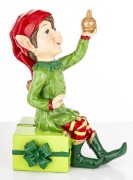FIGURKA ELF Świąteczny Pomocnik Mikołaja Ozdoba 14x6,5x10