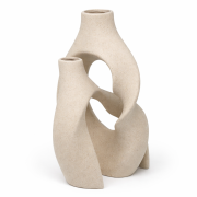 podwójny WAZON CERAMICZNY PODWÓJNY H24CM NATURAL HARMONY dwa w jednym