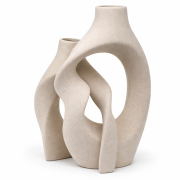 podwójny WAZON CERAMICZNY PODWÓJNY H24CM NATURAL HARMONY dwa w jednym