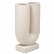 podwójny WAZON CERAMICZNY PODWÓJNY H25,5CM NATURAL HARMONY