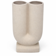 podwójny WAZON CERAMICZNY PODWÓJNY H25,5CM NATURAL HARMONY
